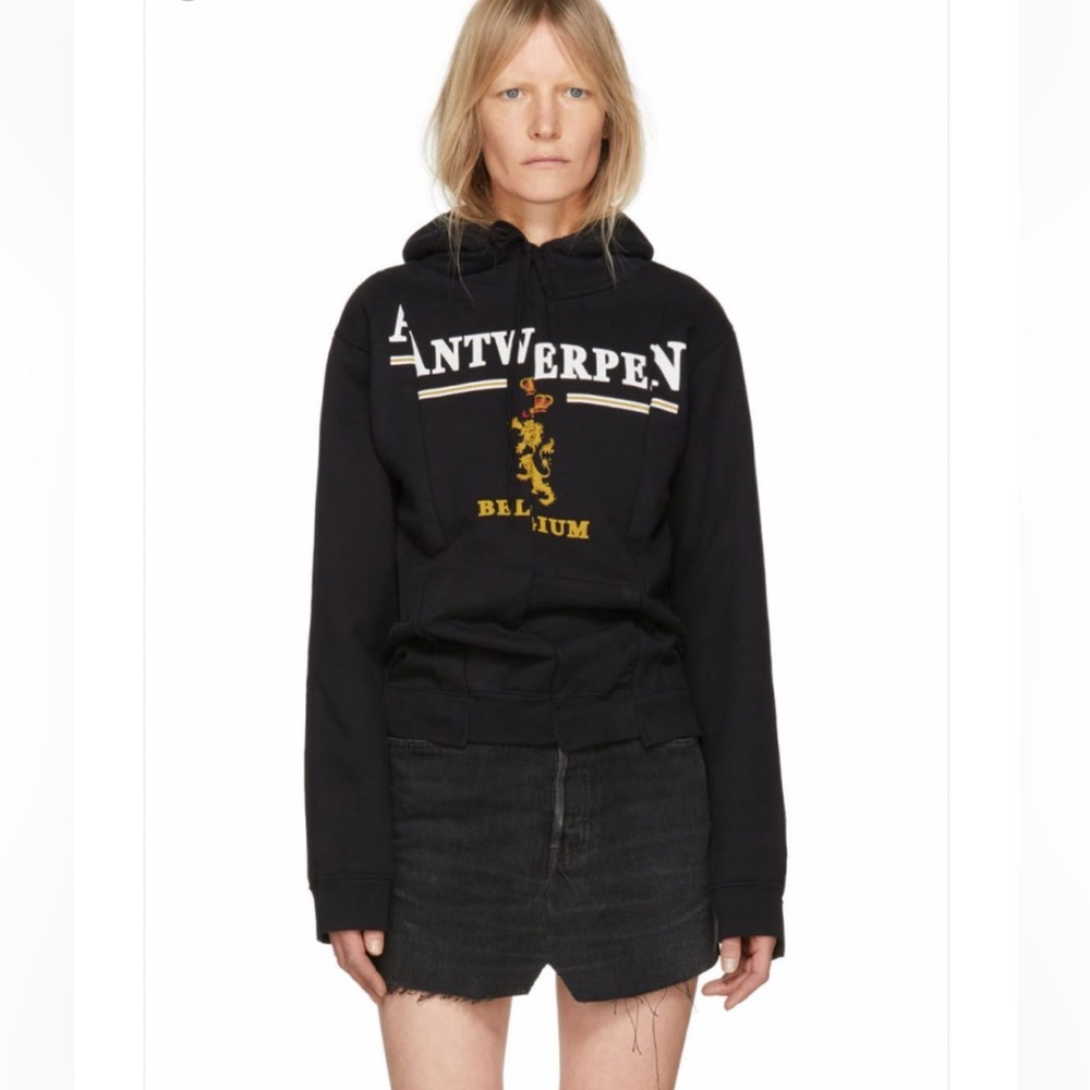 Authentic Vetements Antwerp Cut Up Sweatshirt hoodie